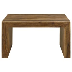 organic energy to a rustic square coffee table. Perfect for a relaxed and inviting living room