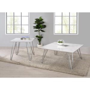 this modern coffee table is the perfect furniture piece to place in front of a seating arrangement. Perfect for a more contemporary living space