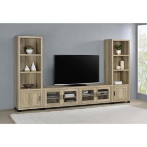 Elevate your living area with our rustic urban TV stand