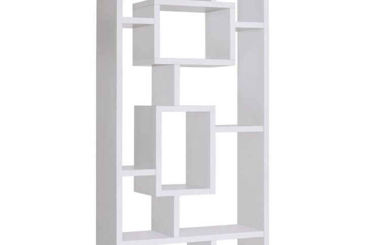 Put your most cherished memories on proud display. This bold bookcase features ten shelves of various sizes to show off your favorite keepsakes. With expert craftsmanship and high-quality materials