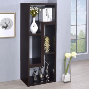 this two-piece bookcase can also be used as a TV console. Place it horizontally and place your TV on top
