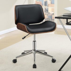 A low profile offers easy elegance and comfortable seating. Reflecting a hint of retro design