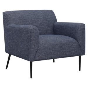Present your transitional living room seating area with this sleek and sophisticated contemporary lounge chair
