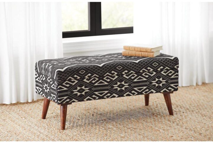 Embrace your funky side with this eclectic ottoman