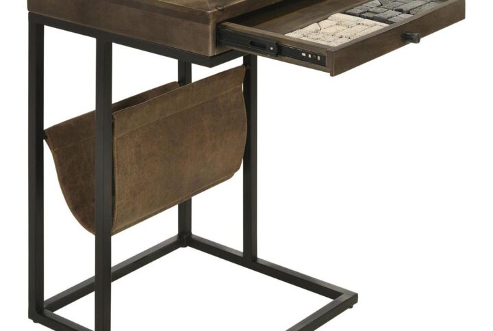 An iconic game with legendary roots folds into the design of this accent table