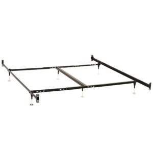Make any bed ensemble start on good footing. This bed frame is an ideal choice for a bed with a headboard and footboard. Designed to support