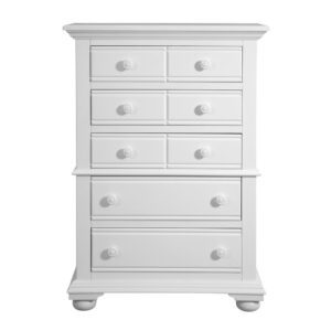 Give them a space of their own they will never outgrow with Cottage Traditions’ five-drawer chest from American Woodcrafters.  The five-drawer chest