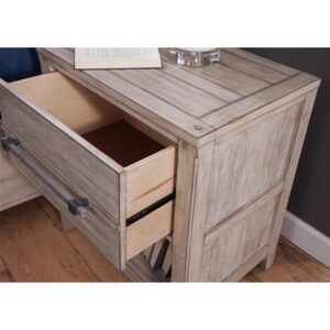 finished drawer interiors to protect even your most important items along with English dovetail joinery in front and back of drawer box.  Your purchase includes one nightstand.