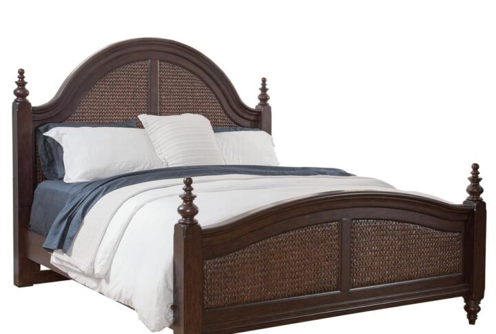 You can almost hear the lull of the ocean waves with the addition of the Rodanthe Bedroom Collection to your home.  The rich tobacco finish creates a warm and familiar environment for you or your guests. The Rodanthe Woven Panel Bed boasts thick