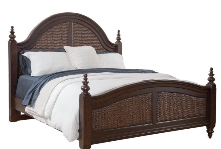 You can almost hear the lull of the ocean waves with the addition of the Rodanthe Bedroom Collection to your home.  The rich tobacco finish creates a warm and familiar environment for you or your guests. The Rodanthe Woven Panel Bed boasts thick