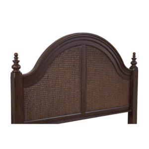 You can almost hear the lull of the ocean waves with the addition of the Rodanthe Bedroom Collection to your home.  The rich tobacco finish creates a warm and familiar environment for you or your guests. The Rodanthe Woven Panel Headboard boasts thick