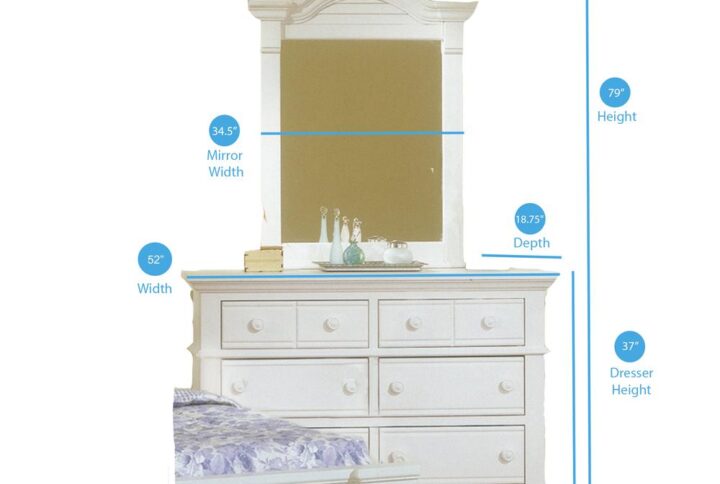 Give them a space of their own they will never outgrow with Cottage Traditions’ double dresser from American Woodcrafters. The double dresser