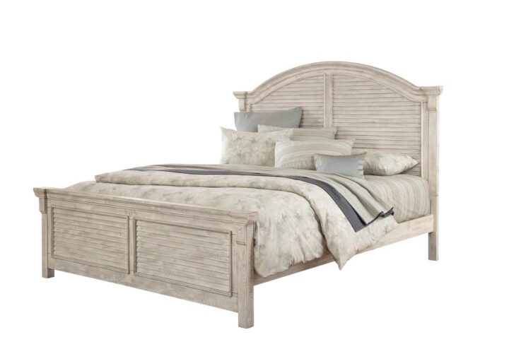 Enjoy the Cottage Traditions Crackled White bedroom collection featuring charming cottage style with an elegant