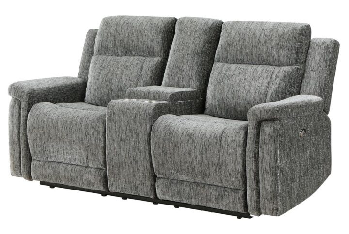 The Global Furniture U1797 Dark Grey Reclining collection is an impressive combination of style and comfort. The sleek design