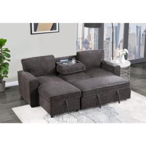 Discover the Global Furniture U0203 Pull-Out Sofa Bed