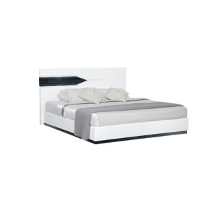 Elevate your bedroom decor with the Hudson White Group from Global Furniture USA. This bed group features a sleek and modern design