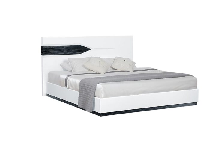 Elevate your bedroom decor with the Hudson White Group from Global Furniture USA. This bed group features a sleek and modern design