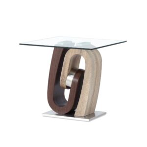 this table is the perfect choice for any contemporary home/office or den and make coordinating room decor effortless and fun. Design elements include beautiful Glass Top and unique geometric-wave style table base making this table an immediate eye-catching delight. This table will easily become the stunning focal point of any room in your home.