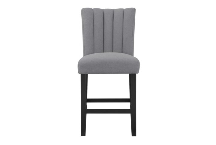 Upgrade your bar with the Global Furniture USA D8685 Grey Barstool. Its classic design