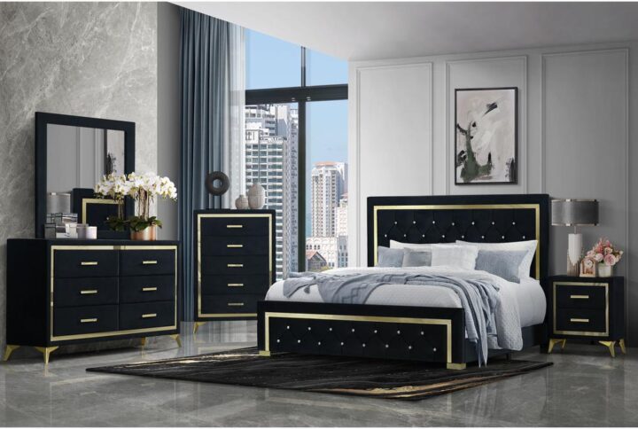 Introducing the Kingdom Black Collection by Global Furniture USA