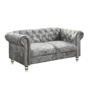 the loveseat is a charming way to create a restful