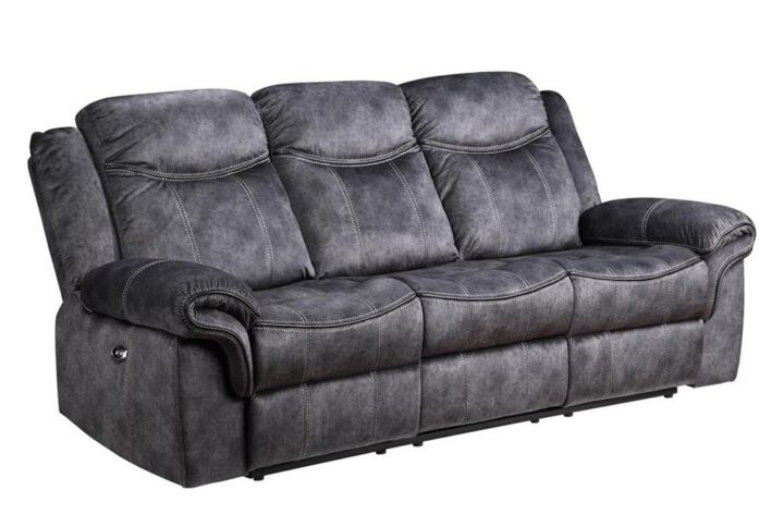 Comfort and style meet in this grand Recliner Sofa