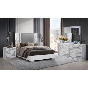 Introducing the Ylime Collection by Global Furniture USA - a stunning addition to any bedroom. Crafted with a sleek