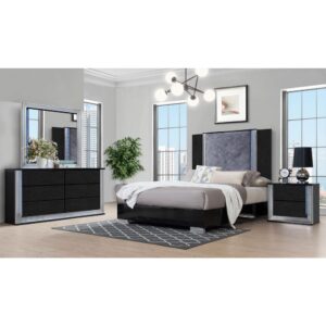 Introducing the Ylime Collection by Global Furniture USA - a stunning addition to any bedroom. Crafted with a sleek