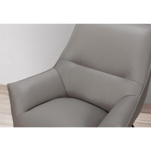 a luxurious addition to any home or office. This chair boasts a sleek and modern design