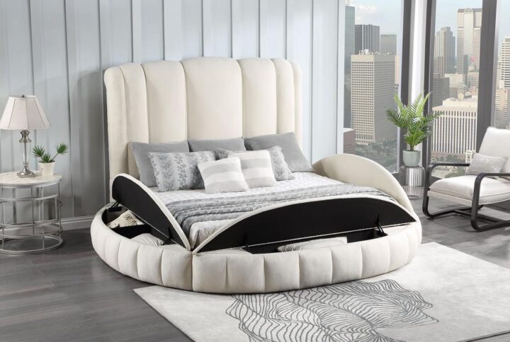 Introducing the Snow Bed by Global Furniture USA. Designed for both elegance and comfort