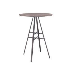 The Chesson Bar Height Pub Table has a clean design and will fit with most any modern decor