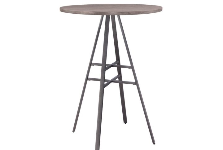 The Chesson Bar Height Pub Table has a clean design and will fit with most any modern decor