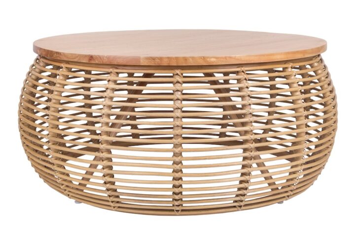 Iris Rattan Round Coffee Table