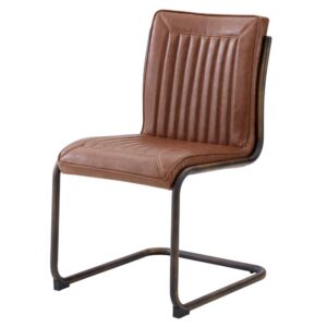 Cooper PU Chair Rubber Gold Frame