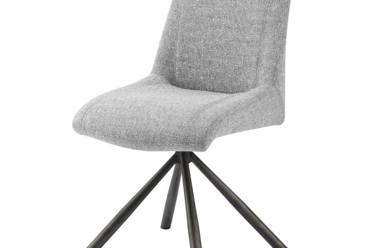 Viona Fabric Swivel Dining Side Chair (Seat)