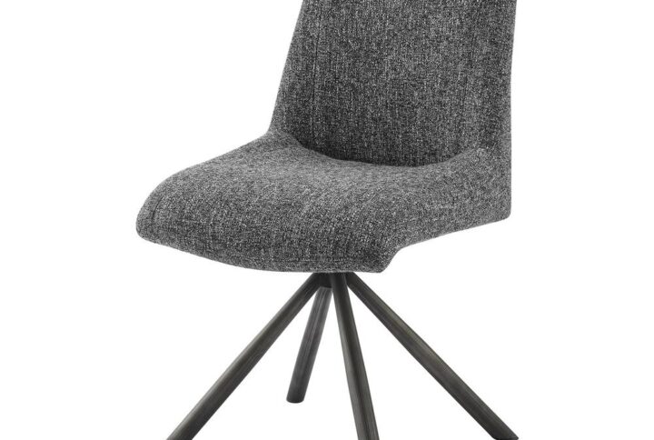 Viona Fabric Swivel Dining Side Chair (Seat)