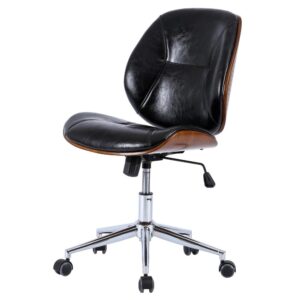 Shaun PU Leather Bamboo Office Chair