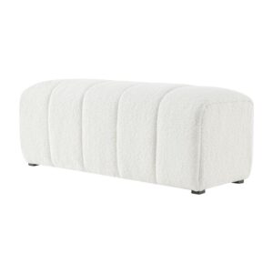 Cassy Faux Shearling Bench