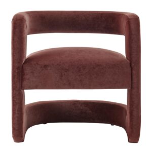 Althea Velvet Accent Arm Chair