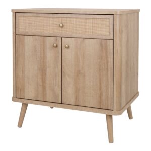 Thelma KD Rattan Small Cabinet 1 Drawer + 2 Doors