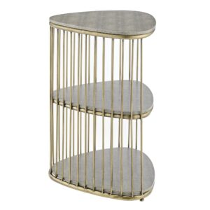 Theron Faux Shagreen Side/ End Table