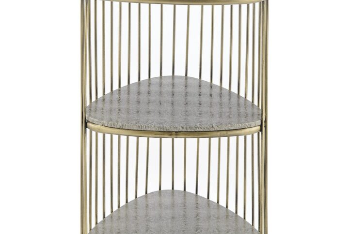 Theron Faux Shagreen Side/ End Table