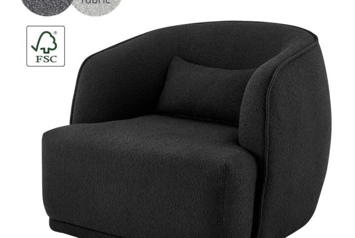 Steward Fabric Swivel Accent Chair