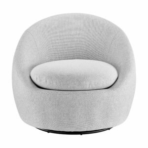 Adelmo Fabric Swivel Accent Chair