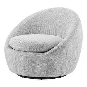 Adelmo Fabric Swivel Accent Chair