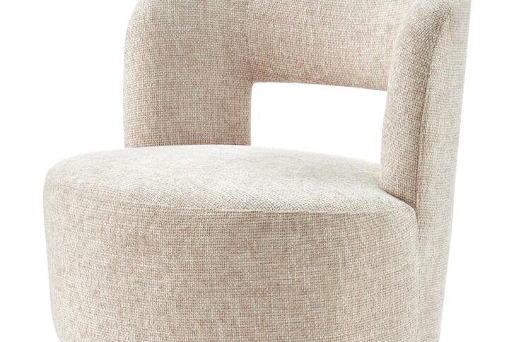 Jazzlyn Fabric Swivel Accent Chair