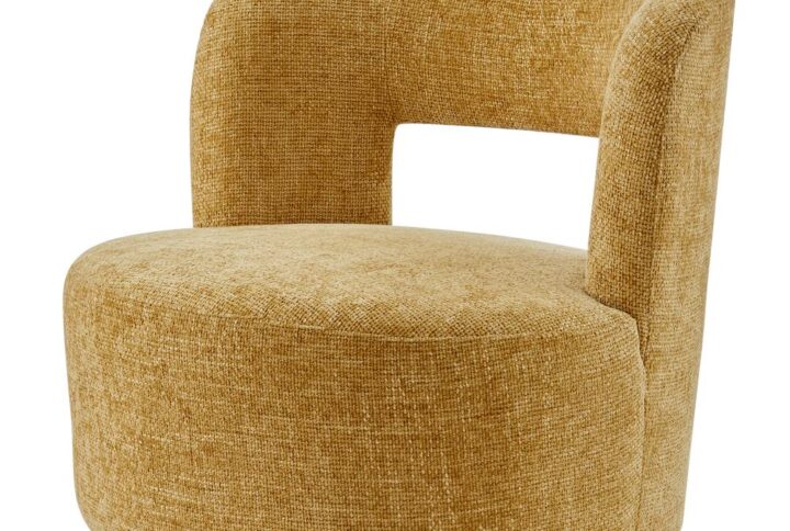 Jazzlyn Fabric Swivel Accent Chair