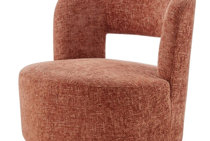 Jazzlyn Fabric Swivel Accent Chair