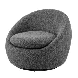 Adelmo Fabric Swivel Accent Chair