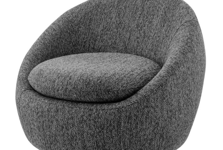 Adelmo Fabric Swivel Accent Chair